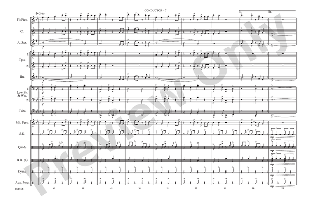 Liar – Marching Band Conductor Score & Parts (Digital Download)