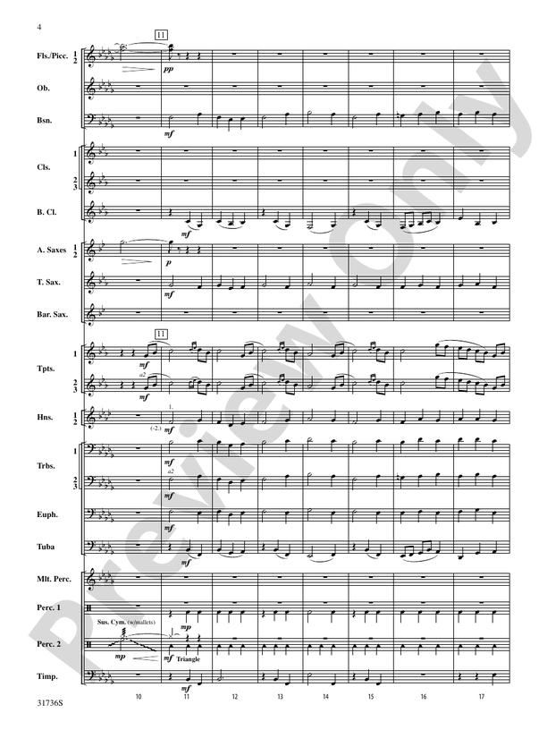 Aquia Hills - Concert Band Conductor Score & Parts (Digital Download)