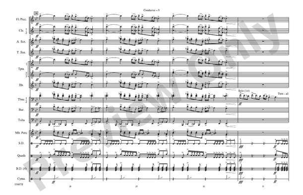 Whipping Post – Marching Band Conductor Score & Parts (Digital Download)