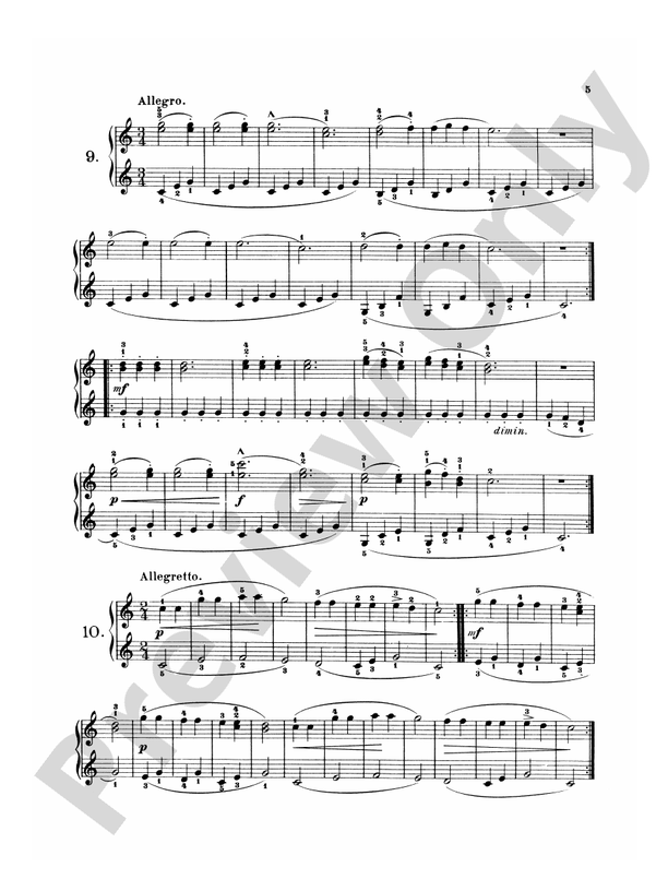 Bach - One-Hundred Recreations, First Instruction in Piano Playing - Piano Solo (Digital Download)