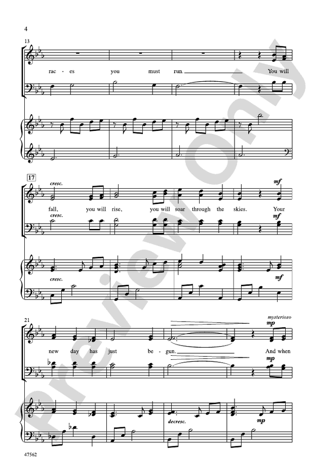 I Will Sing You the Stars – SATB Choral Octavo (Digital Download)
