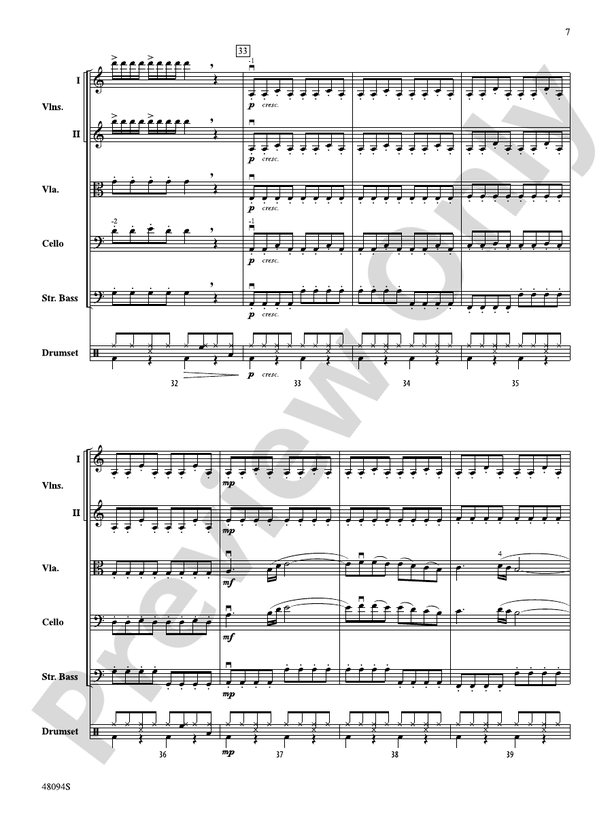 Rockin' 67 Blues - String Orchestra Conductor Score & Parts (Digital Download)
