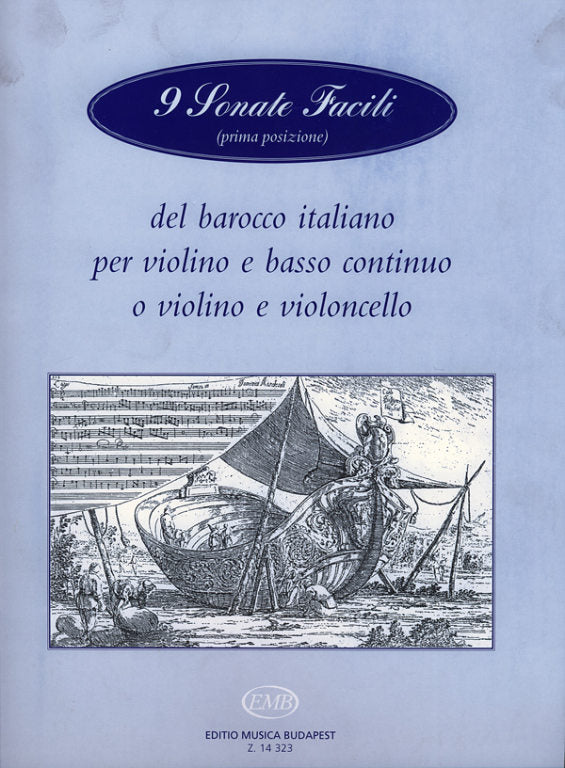 9 Easy Sonatas of the Italian Baroque - Violin/Basso Continuo EMB Z14323