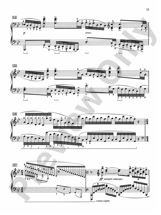 Rachmaninoff - Preludes, Opus 23 - Piano (Digital Download)