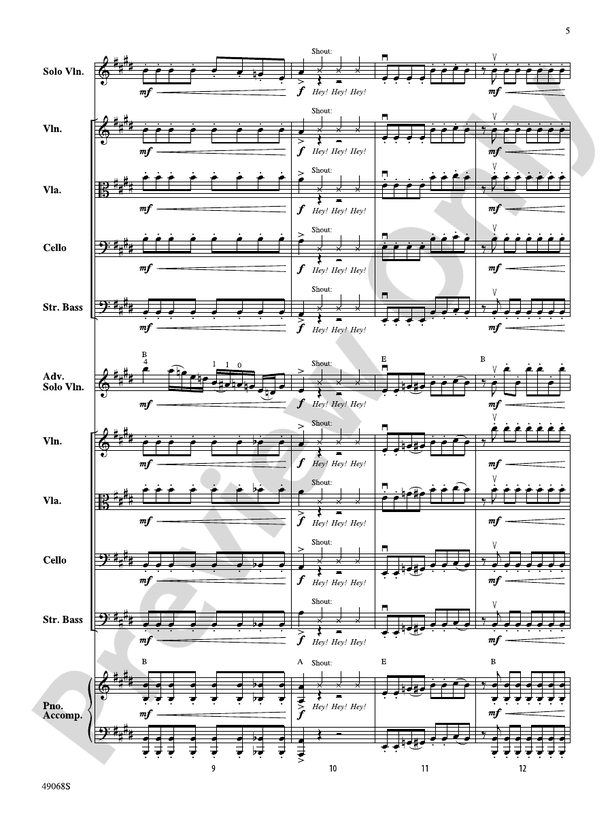 String Thang - String Orchestra Conductor Score & Parts (Digital Download)