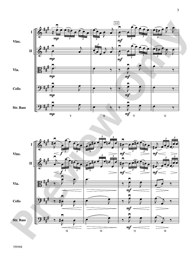 Adagio (from the Farewell Symphony) – String Orchestra Conductor Score & Parts (Digital Download)