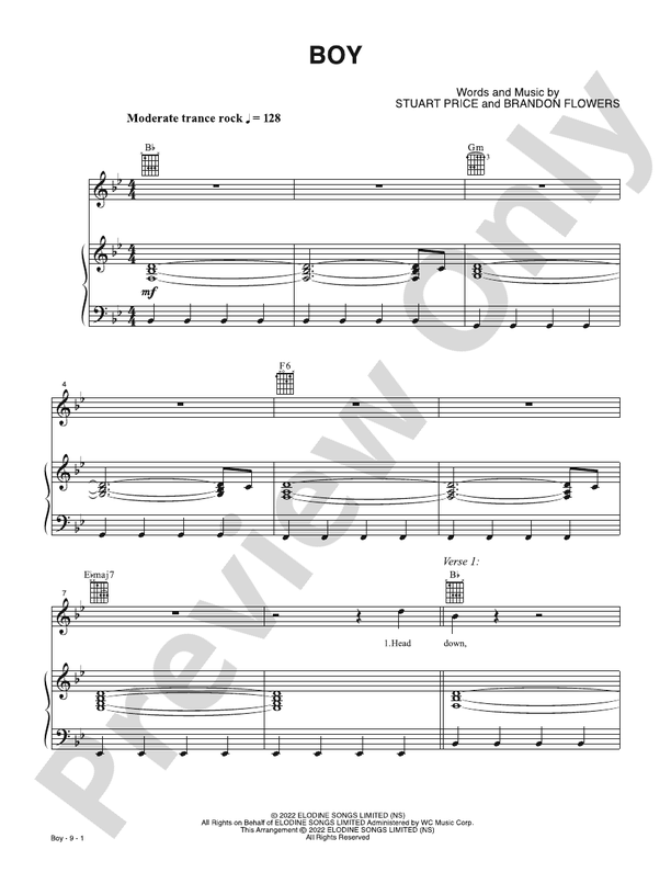 Boy - The Killers - PVG (Digital Download)