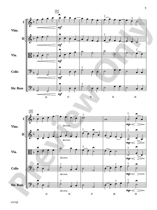 Legacy - String Orchestra Conductor Score & Parts (Digital Download)