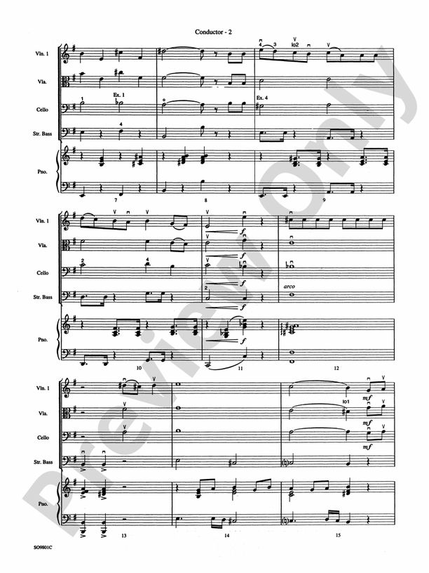 You're a Mean One, Mr. Grinch (Grade 1) - String Orchestra Conductor Score & Parts (Digital Download)