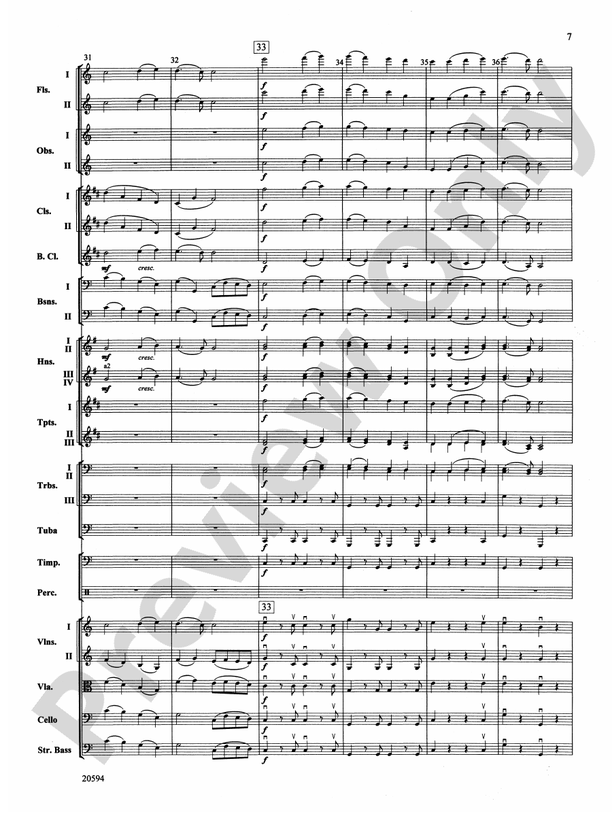 Symphony No. 9 (Fourth Movement) – Full Orchestra Conductor Score & Parts (Digital Download)