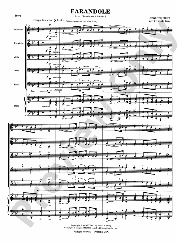 Farandole – String Orchestra Conductor Score & Parts (Digital Download)