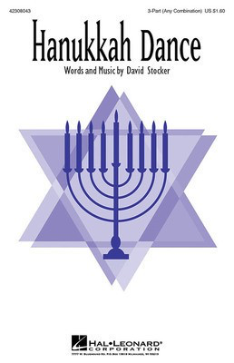 Hanukkah Dance - David Stocker - 3-Part Any Combination Hal Leonard Choral Score Octavo
