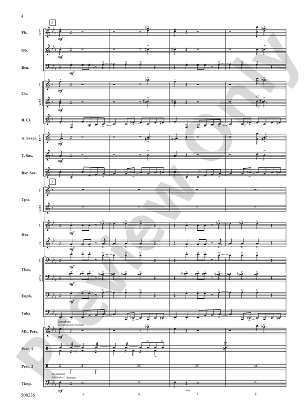 A New Orleans Nutcracker Suite - Concert Band Conductor Score & Parts (Digital Download)