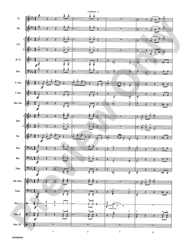 To Forge the New Frontier - Concert Band Conductor Score & Parts (Digital Download)