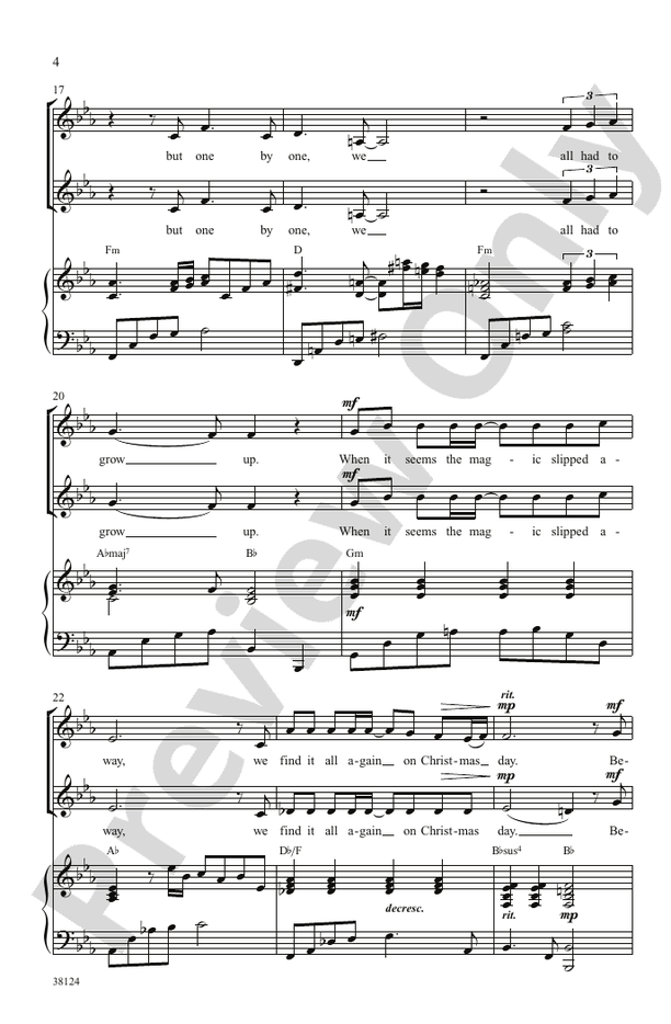 Believe (from The Polar Express) - Arr. Mark Hayes – 2-Part Choral Octavo (Digital Download)
