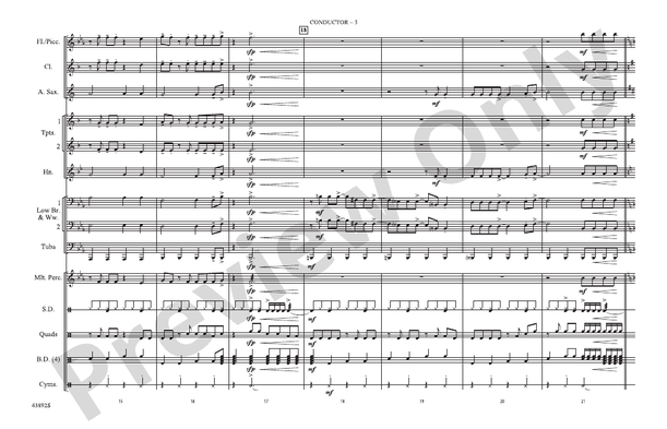 Everything Is Awesome (from The Lego¬Æ Movie) – Marching Band Conductor Score & Parts (Digital Download)