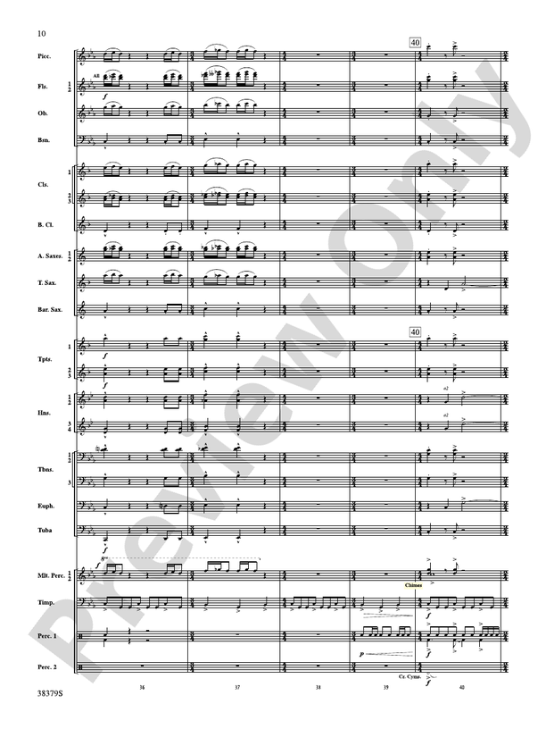Vision Quest - Concert Band Conductor Score & Parts (Digital Download)