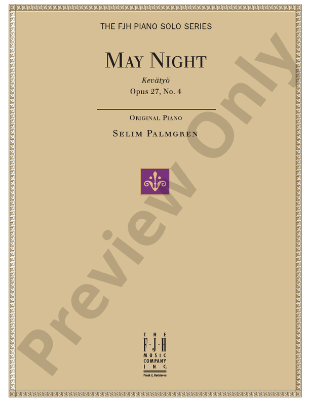 May Night - Piano (Digital Download)