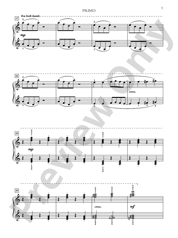 Dances for Two, Book 3: 5 Late Intermediate Piano Duets in Dance Styles - 1 Piano, 4 Hands (Digital Download)