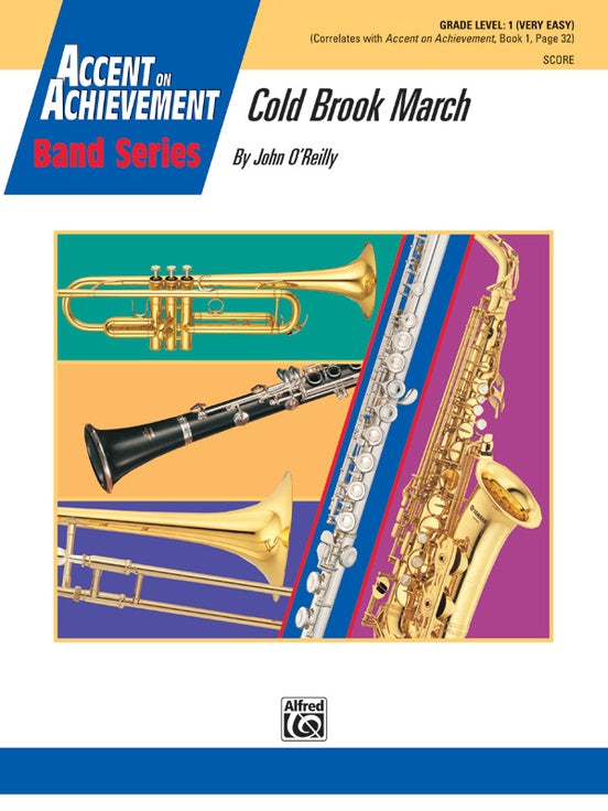 Cold Brook March - Concert Band Conductor Score & Parts (Digital Download)