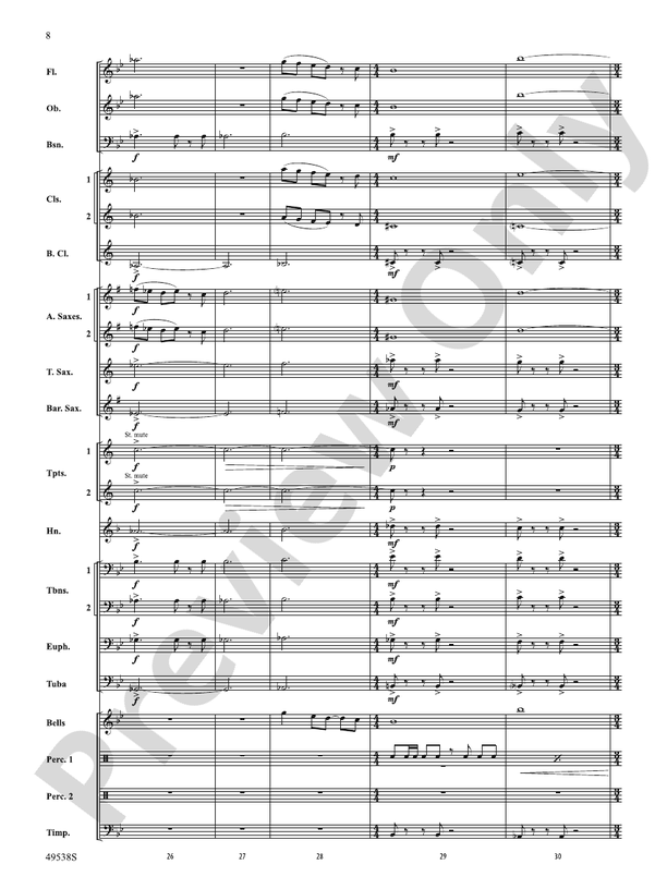 Stay Tuned - Concert Band Conductor Score & Parts (Digital Download)