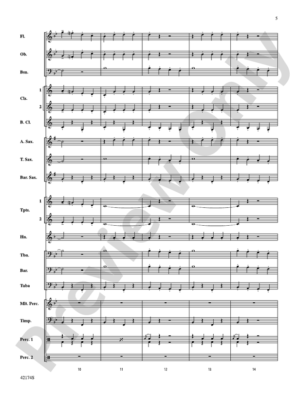 High Sierras - Concert Band Conductor Score & Parts (Digital Download)