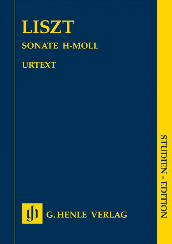 Piano Sonata in B Minor Study Score