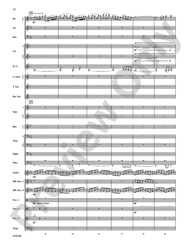 Winds of Change - Concert Band Conductor Score & Parts (Digital Download)