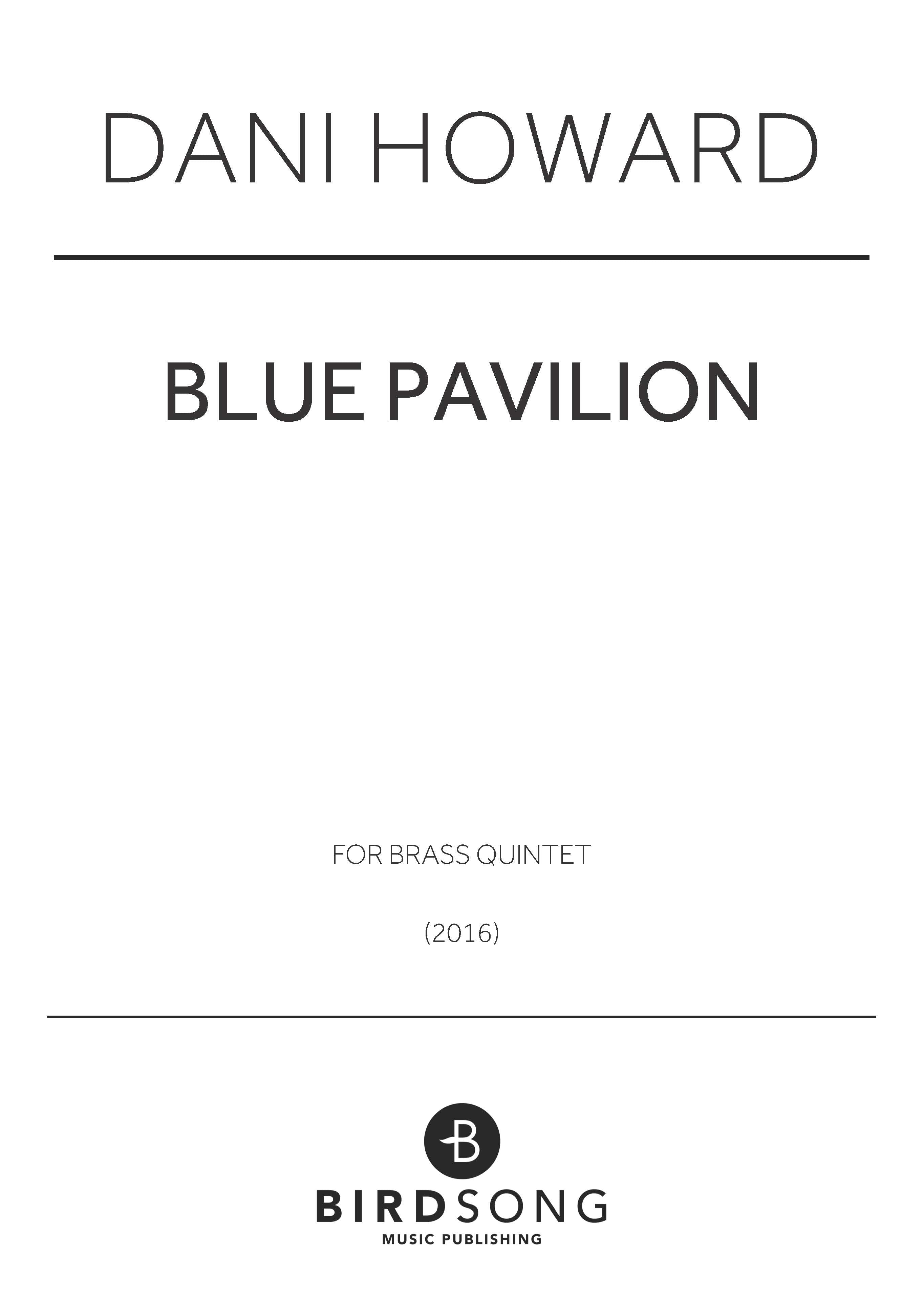Blue Pavilion - Brass Quintet (Digital Download)
