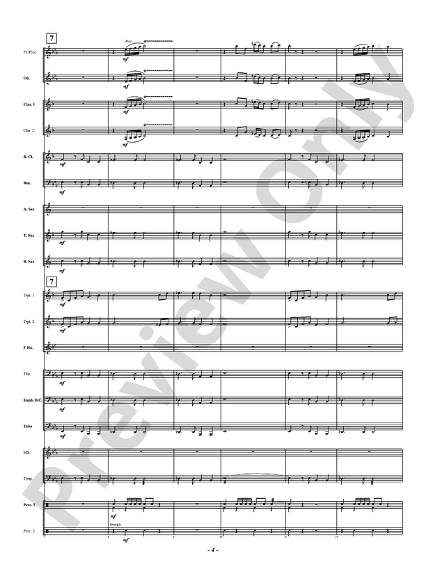 Apex - Concert Band Conductor Score & Parts (Digital Download)