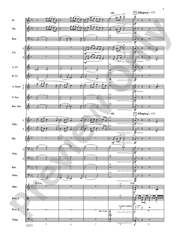 Nemesis - Concert Band Conductor Score & Parts (Digital Download)