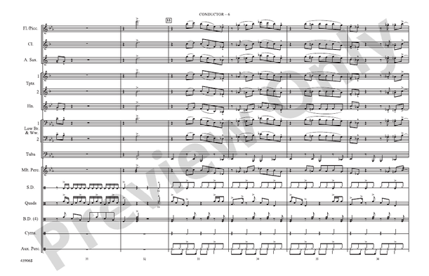 Papa's Got a Brand New Bag – Marching Band Conductor Score & Parts (Digital Download)