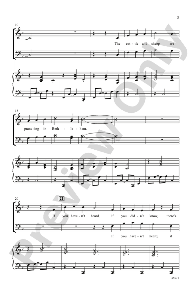 Dancing in Bethlehem – SATB Choral Octavo (Digital Download)