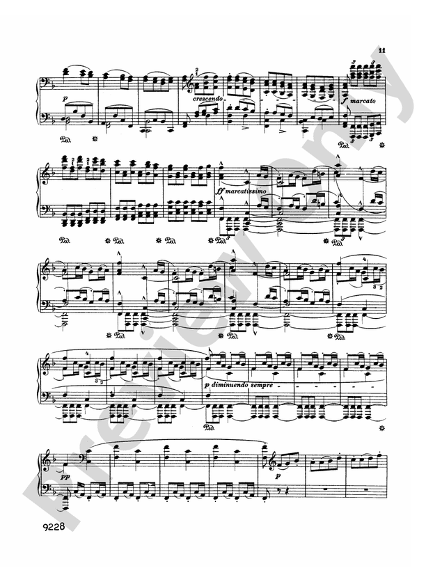 Beethoven - Symphonies (Nos. 6-9) (Arr. Franz Liszt) - Piano Solo (Digital Download)
