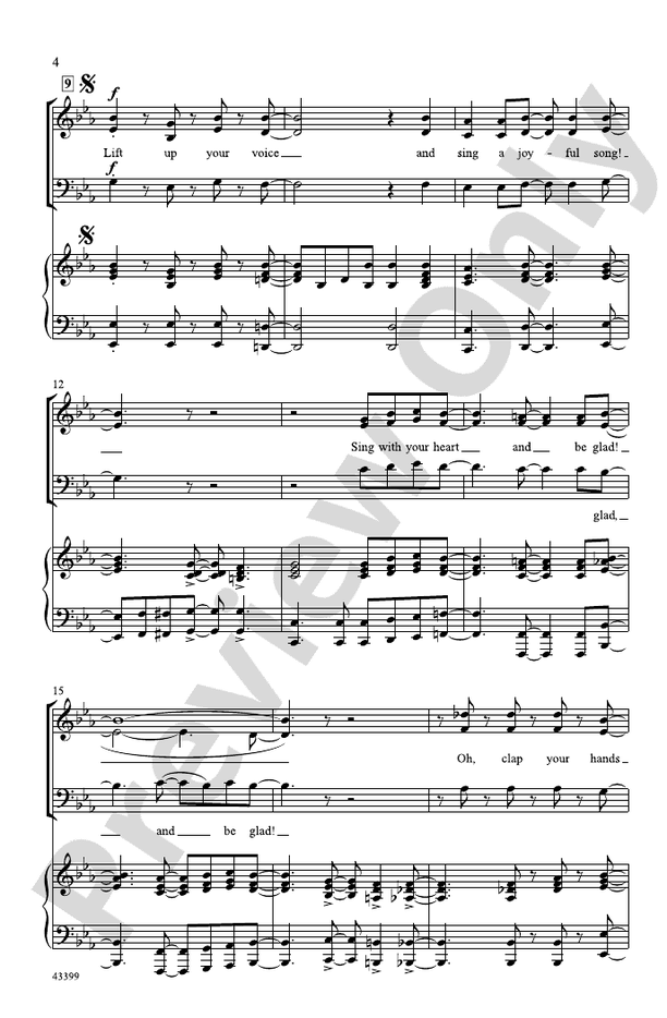 Lift Up Your Voice! – SAB Choral Octavo (Digital Download)