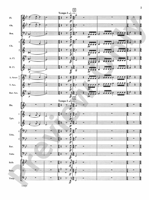The Santa of Seville - Concert Band Conductor Score & Parts (Digital Download)