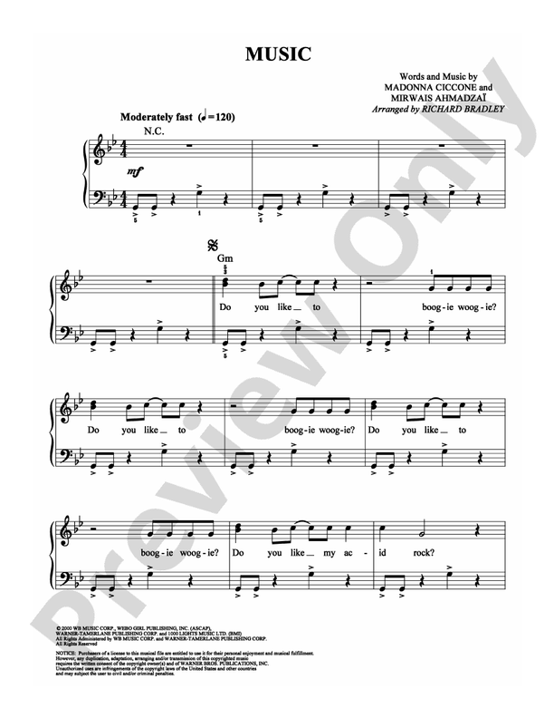 Music - Arr. Richard Bradley (DSM-PS-0008286) - Easy Piano (Digital Download)