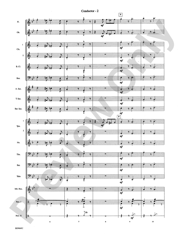 Washington Post - Concert Band Conductor Score & Parts (Digital Download)