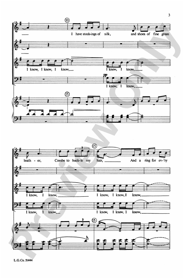 I Know Where I'm Goin' – SATB Choral Octavo - Digital Sheet Music Download (Digital Download)