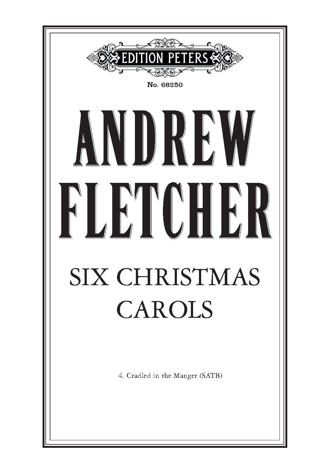 Cradled In A Manger - SATB Choral Octavo (Digital Download)