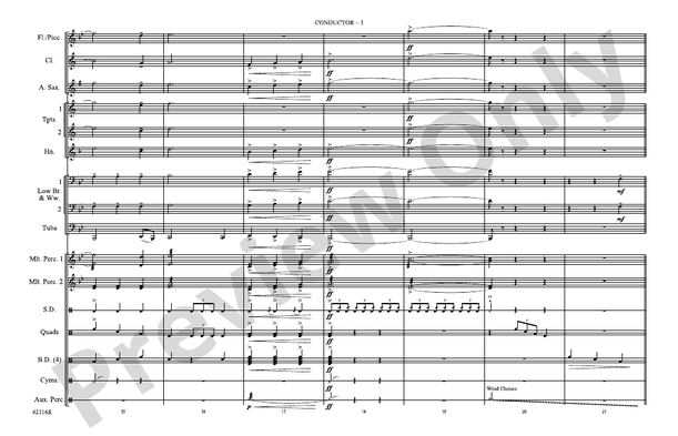 You're Still a Young Man – Marching Band Conductor Score & Parts (Digital Download)