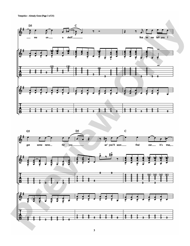 Already Gone - Guitar TAB (Digital Download)