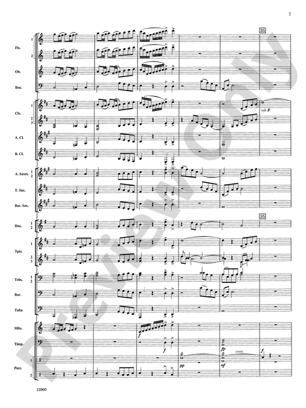 Sailing Songs - Concert Band Conductor Score & Parts (Digital Download)