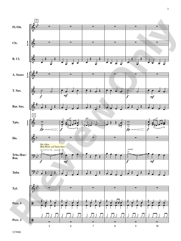 Jazz Band Jubilee - Concert Band Conductor Score & Parts (Digital Download)