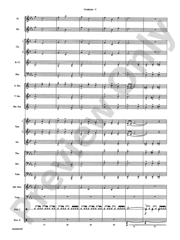 Contempo - Concert Band Conductor Score & Parts (Digital Download)