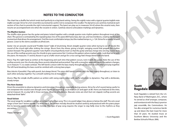 Haven't Met You Yet - Jazz Ensemble Conductor Score & Parts(Digital Download)