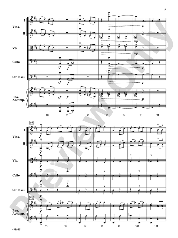 Danse - String Orchestra Conductor Score & Parts (Digital Download)