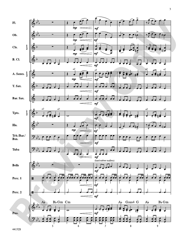 Stately Dances - Concert Band Conductor Score & Parts (Digital Download)