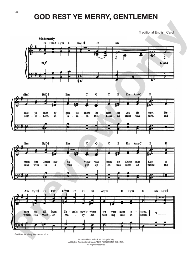 God Rest Ye Merry, Gentlemen - PVG (Digital Download)