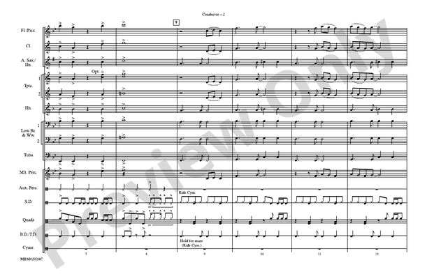 Na Na Hey Hey Kiss Him Goodbye (Arr. Doug Adams) – Marching Band Conductor Score & Parts (Digital Download)